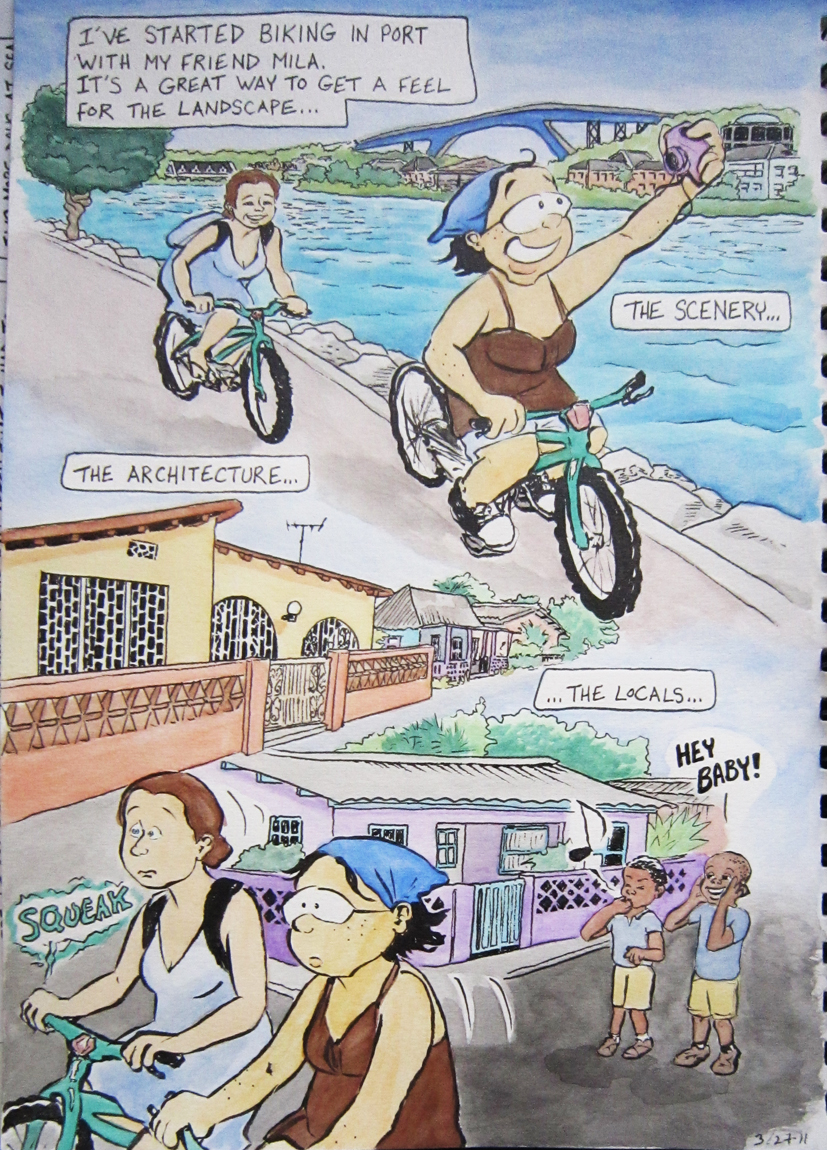 Biking in Curacao